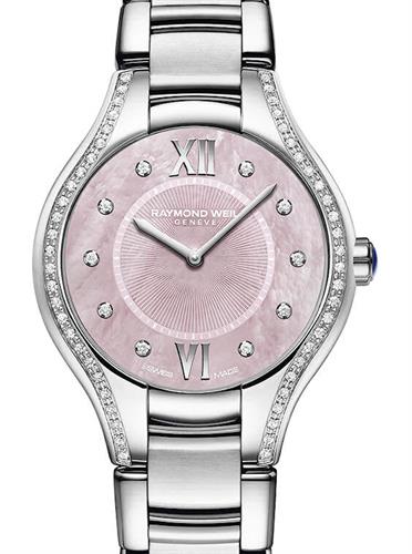 Pink Noemia W/ Diamonds 5132-sts-00986 - Raymond Weil Noemia wrist watch