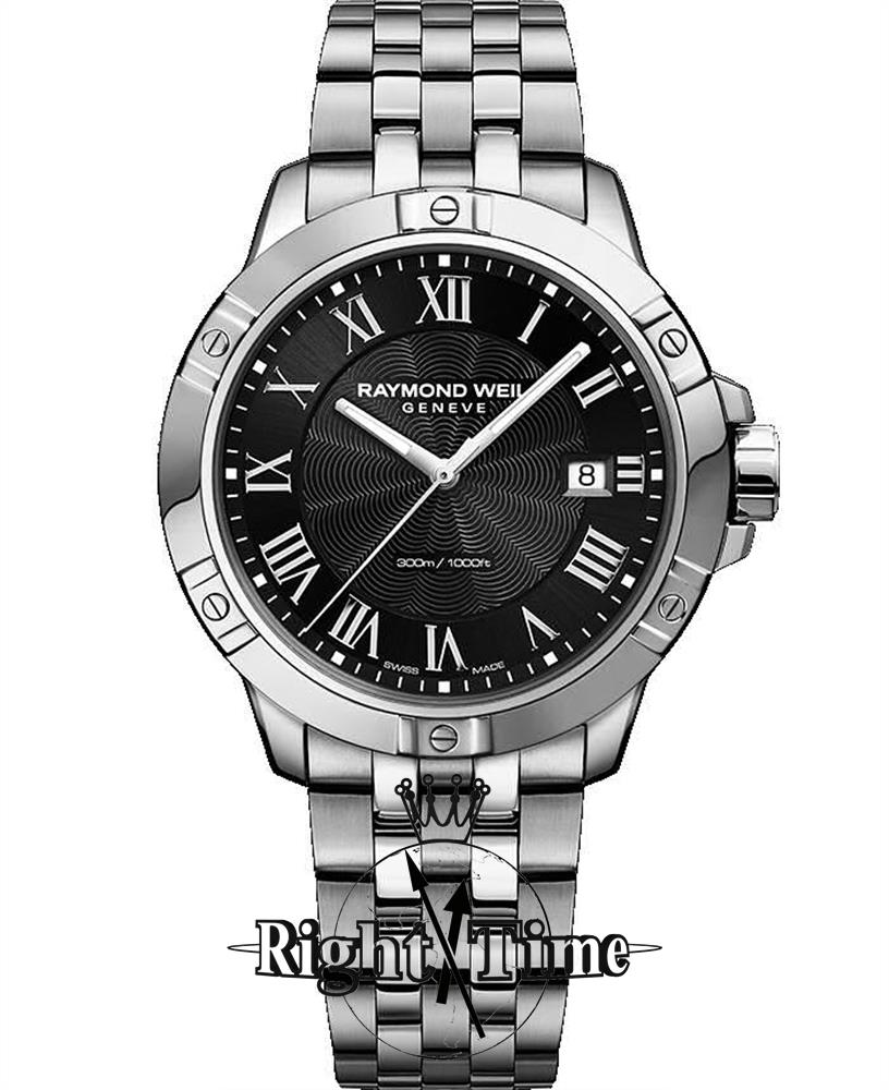Tango Black Roman Dial 8160-st-00208 - Raymond Weil Tango wrist watch