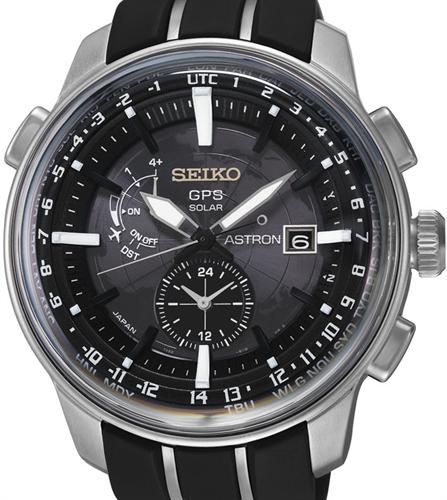 Astron Gps Solar Steel Black sas031 - Seiko Luxe Astron wrist watch