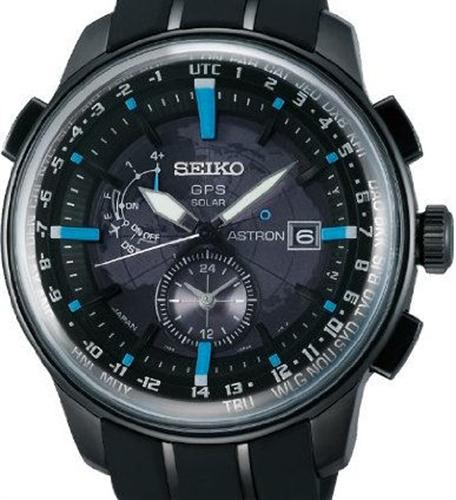 Astron Gps Solar Black/Blue sas033 - Seiko Luxe Astron wrist watch
