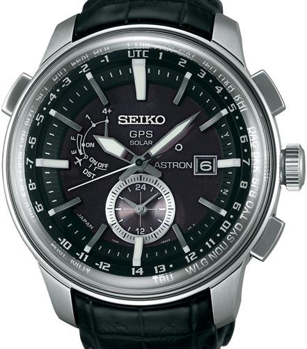 Astron Gps Solar Steel Black sas037 - Seiko Luxe Astron wrist watch