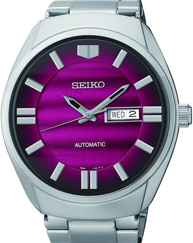 Automatic Steel Burgundy Dial snkn05 - Seiko Luxe Automatic wrist watch