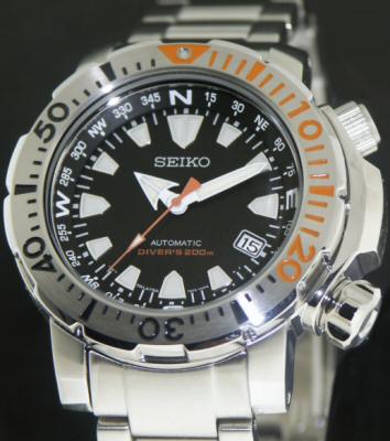 Diver`s 200m With Compass Ring snm035 - Seiko Luxe Automatic wrist watch