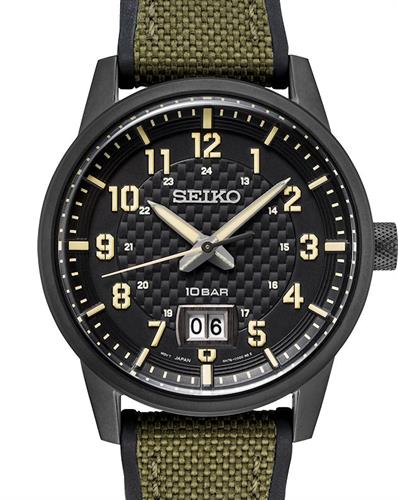 Essentials Black Carbon sur325 - Seiko Core Essentials wrist watch