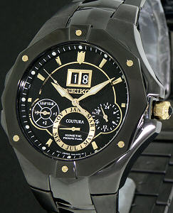 Kinetic Perpetual Black snp017 - Seiko Luxe Coutura wrist watch