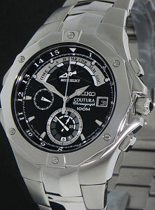 Advanced Chronograph Timer spc015 - Seiko Luxe Coutura wrist watch