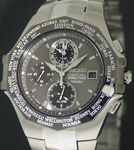 Coutura World Timer spl001 - Seiko Luxe Coutura wrist watch