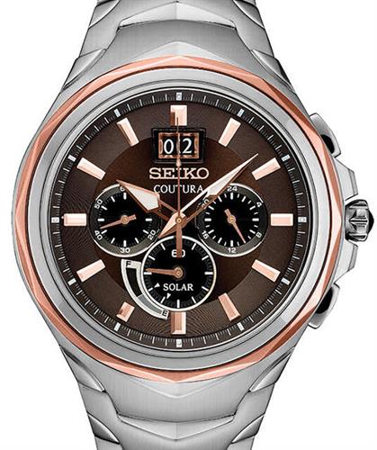 Coutura Chrono Solar 2-Tone ssc628 - Seiko Coutura wrist watch