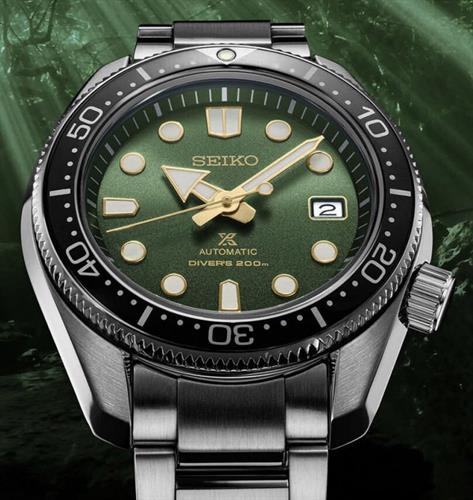 Prospex 200m Diver Green Dial spb105 - Seiko Luxe Prospex Master Series  wrist watch