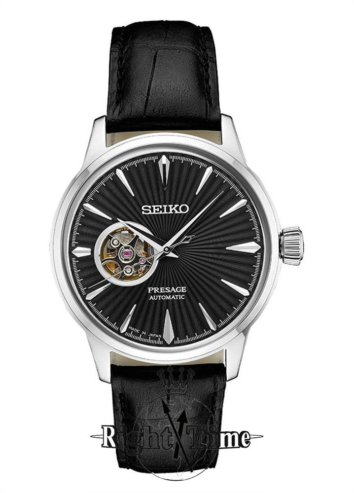 Presage Open Heart Black ssa359 - Seiko Core Presage wrist watch