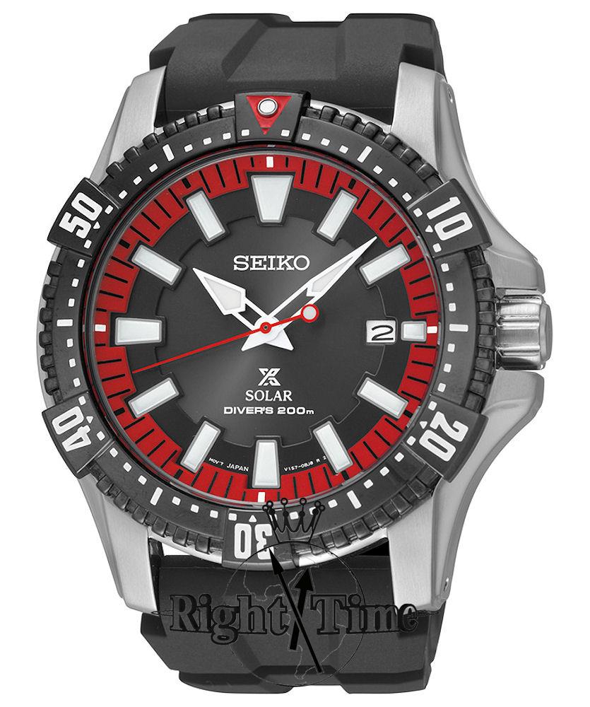 Prospex Solar Black/Red sne383 - Seiko Core Prospex wrist watch