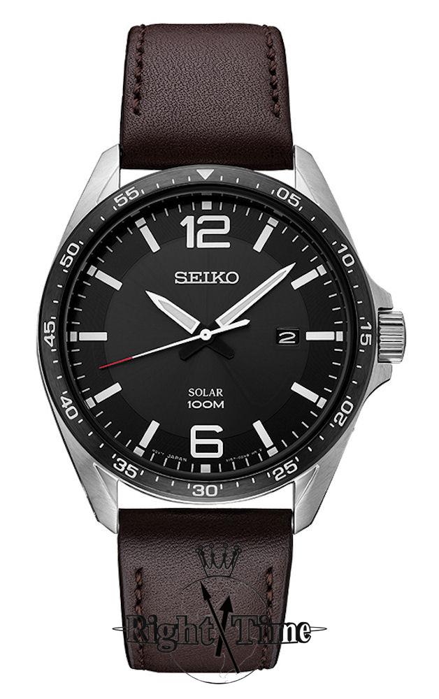 Core Solar Steel Black Dial sne487 - Seiko Core Sport wrist watch