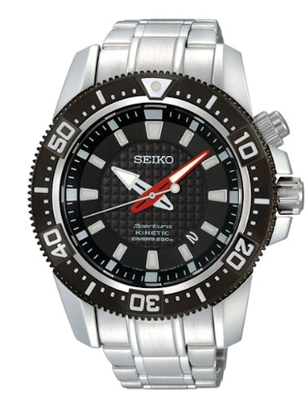Sportura Kinetic Dive Black ska511 - Seiko Luxe Sportura wrist watch