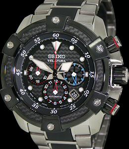 Automatic Chronograph Ltd Edt srq001 - Seiko Luxe Velatura wrist watch
