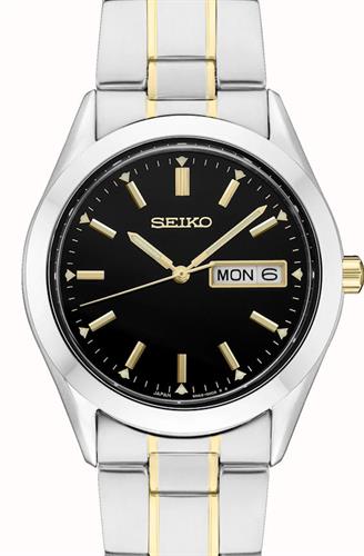 Essentials 2-Tone Black Dial sur363 - Seiko Core Essentials wrist watch