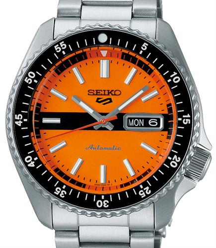 Sport Style Orange/Black srpk11 - Seiko Core Seiko 5 wrist watch