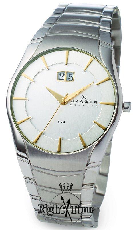 Steel Big Date 531xlsgx - Skagen Steel wrist watch