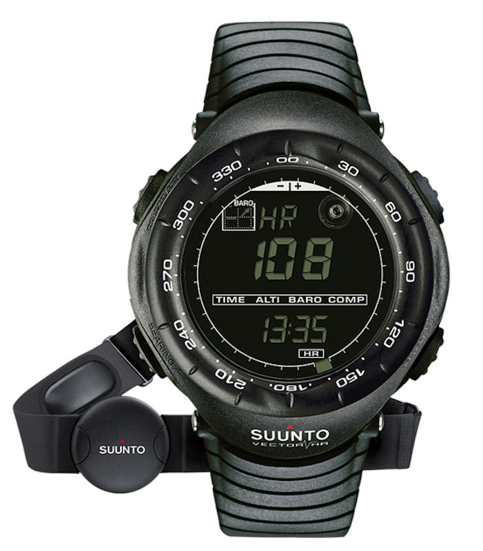 Vector Hr Black ss015301000 - Suunto Vector-Core wrist watch