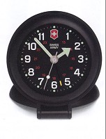 swiss army travel alarm clock battery