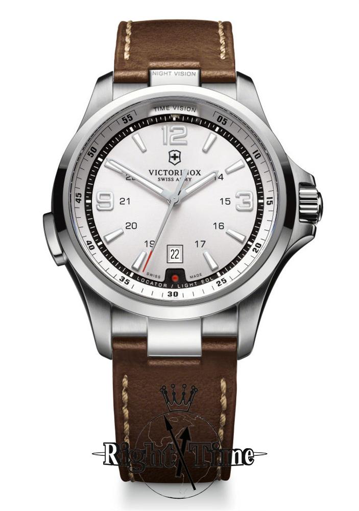 じえす Night Vision Silver Dial 241570 - Victorinox Swiss Army I.n.o.x.