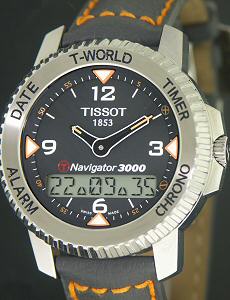 forklare aftale underkjole Tissot World Time Grey Dial t96.1.478.32 - Tissot T-Navigator wrist watch