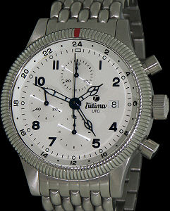 Grand Classic Utc Chrono White 781-26 - Tutima Grand Classic wrist watch
