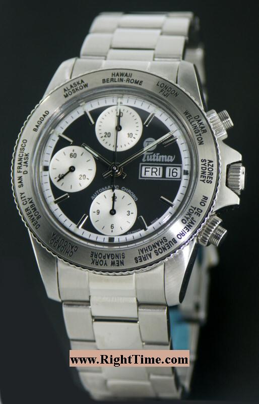 German Automatic Chrono 766-01 - Tutima Military wrist watch