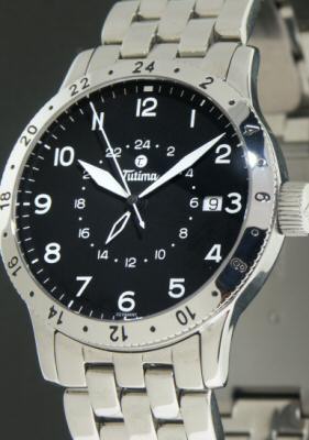 Pilot Fx Utc Polished 633-06ref - Tutima Factory Refurbished wrist watch