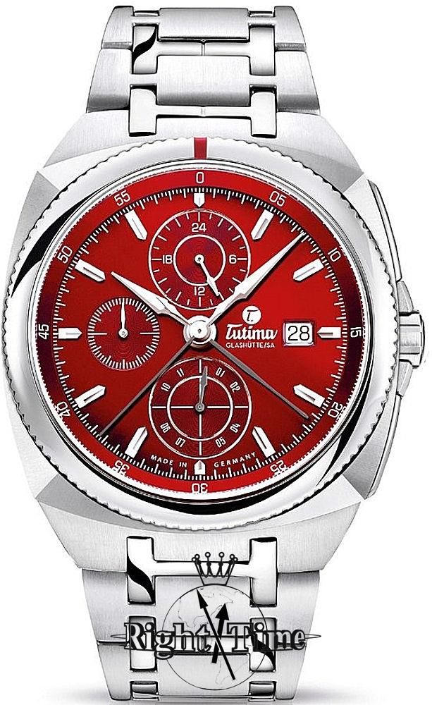 Saxon One Chronograph Red 6420-07 - Tutima Saxon wrist watch